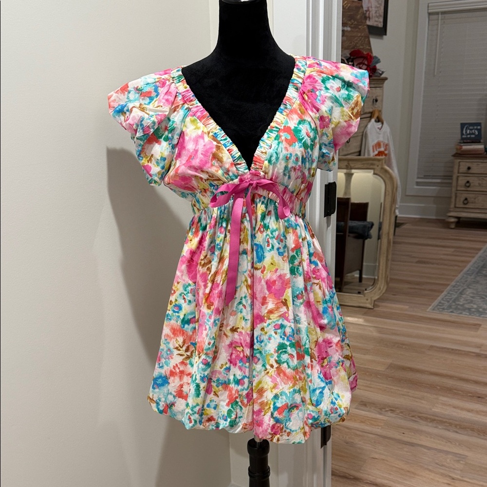 Floral Multicolor Women's Top